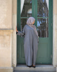 Ash Cloud Abaya
