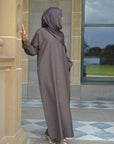 Chestnut Brown Abaya