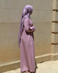 Rosewood Pink Abaya